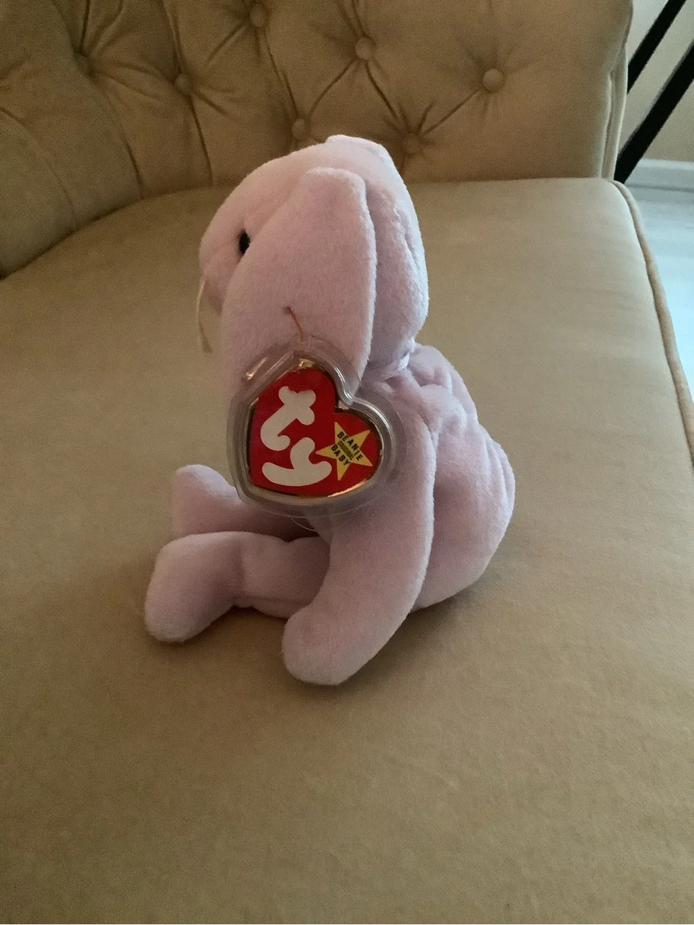 Ty Lavender Floppy Bunny Plush - Floppity